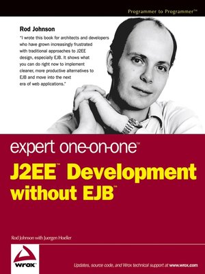 cover image of Expert One-on-One J2EE Development without EJB